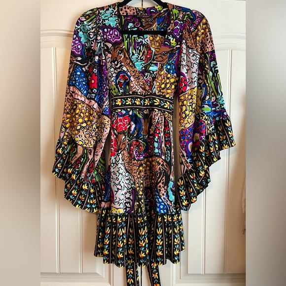 Betsy Johnson Rare Bambi Print Dress Sz 2 Excellent Pre-Loved Condition! - Picture 3 of 5